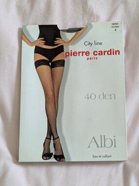 Pierre Cardin Albi 40 Denier Stockings Sz 2